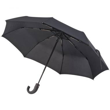 Automatický skladací dáždnik značky Ferraghini, čierna